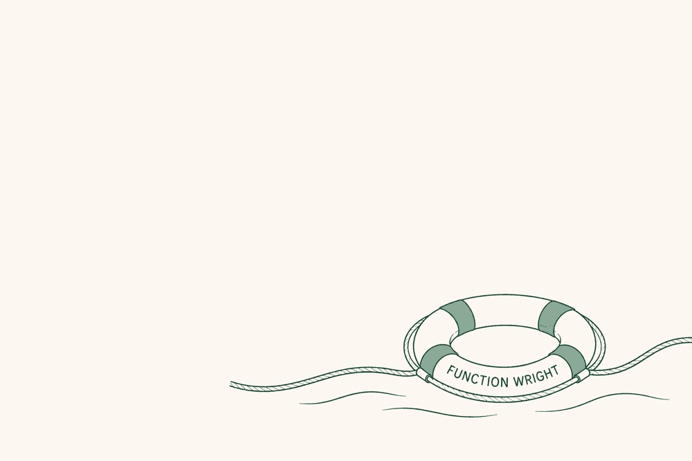 Hand drawn lifebuoy illustration